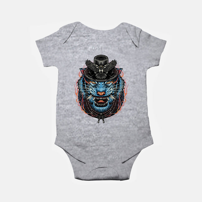 Underworld Tiger-Baby-Basic-Onesie-glitchygorilla