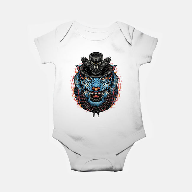 Underworld Tiger-Baby-Basic-Onesie-glitchygorilla