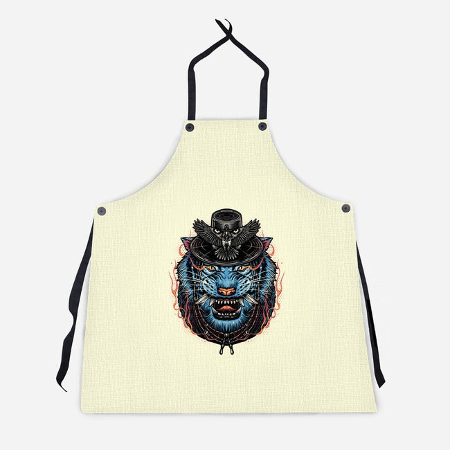 Underworld Tiger-Unisex-Kitchen-Apron-glitchygorilla