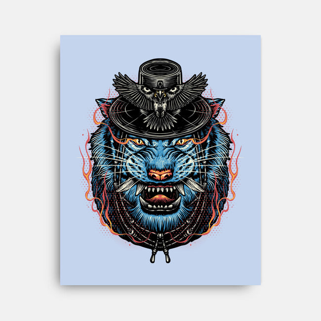 Underworld Tiger-None-Stretched-Canvas-glitchygorilla