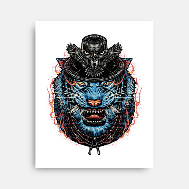 Underworld Tiger-None-Stretched-Canvas-glitchygorilla