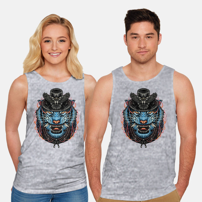 Underworld Tiger-Unisex-Basic-Tank-glitchygorilla