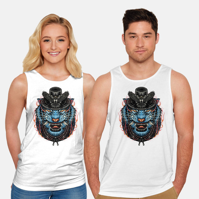 Underworld Tiger-Unisex-Basic-Tank-glitchygorilla