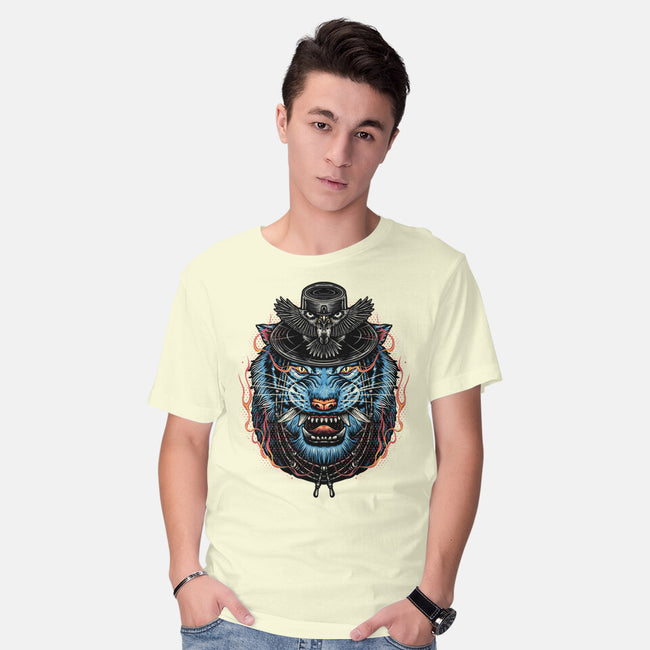 Underworld Tiger-Mens-Basic-Tee-glitchygorilla