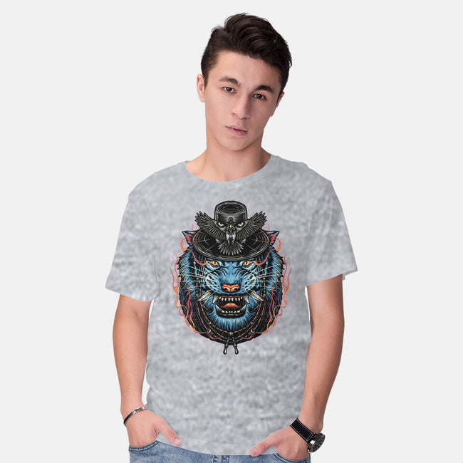 Underworld Tiger-Mens-Basic-Tee-glitchygorilla