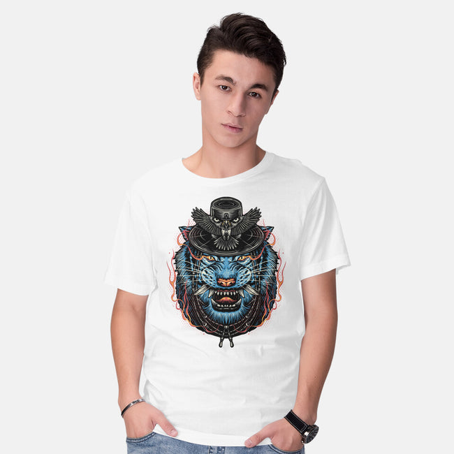 Underworld Tiger-Mens-Basic-Tee-glitchygorilla