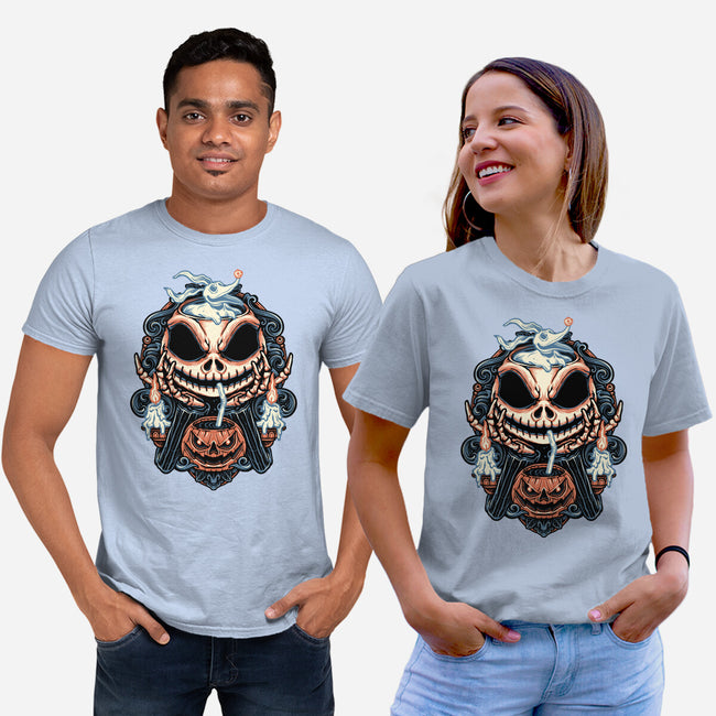 Pumpkin Juice-Unisex-Basic-Tee-glitchygorilla