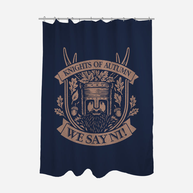 Knights Of Autumn-None-Polyester-Shower Curtain-NMdesign
