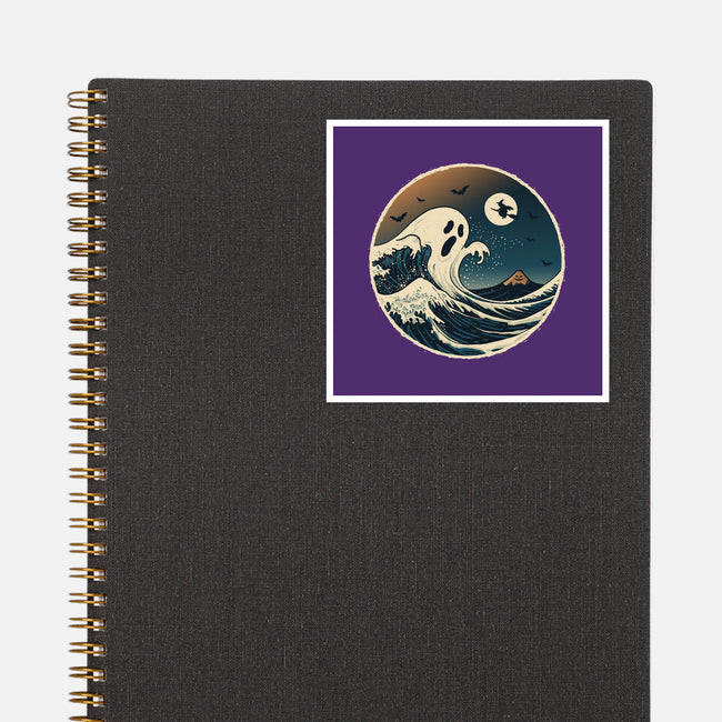 The Spooky Wave-None-Glossy-Sticker-NMdesign