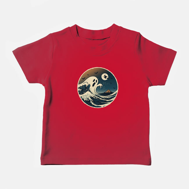 The Spooky Wave-Baby-Basic-Tee-NMdesign