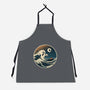 The Spooky Wave-Unisex-Kitchen-Apron-NMdesign