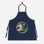 The Spooky Wave-Unisex-Kitchen-Apron-NMdesign