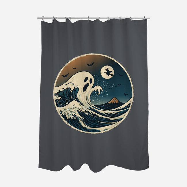 The Spooky Wave-None-Polyester-Shower Curtain-NMdesign