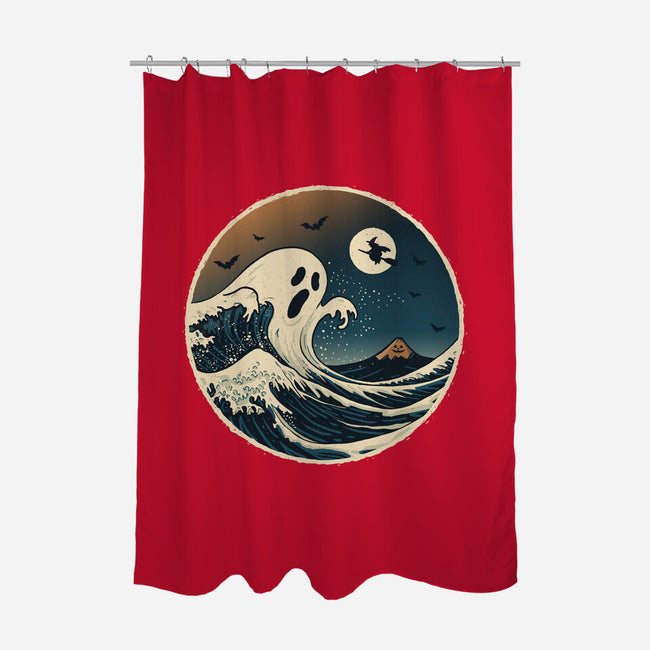 The Spooky Wave-None-Polyester-Shower Curtain-NMdesign