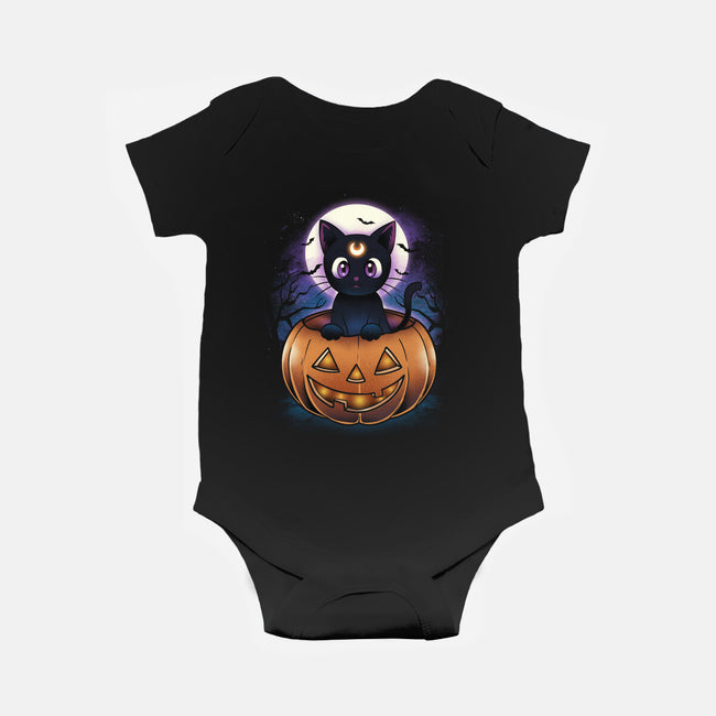 Luna Pumpkin-Baby-Basic-Onesie-dandingeroz