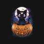 Luna Pumpkin-None-Glossy-Sticker-dandingeroz