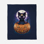 Luna Pumpkin-None-Fleece-Blanket-dandingeroz