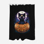 Luna Pumpkin-None-Polyester-Shower Curtain-dandingeroz