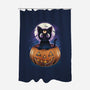 Luna Pumpkin-None-Polyester-Shower Curtain-dandingeroz