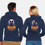 Luna Pumpkin-Unisex-Zip-Up-Sweatshirt-dandingeroz
