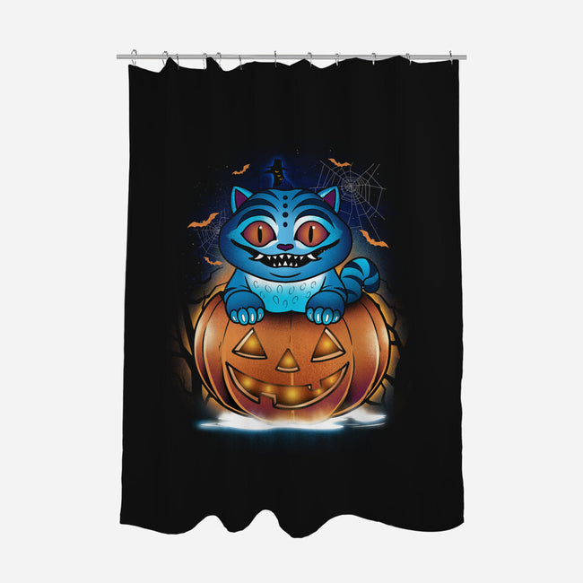 Derpy Pumpkin-None-Polyester-Shower Curtain-dandingeroz