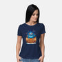 Derpy Pumpkin-Womens-Basic-Tee-dandingeroz