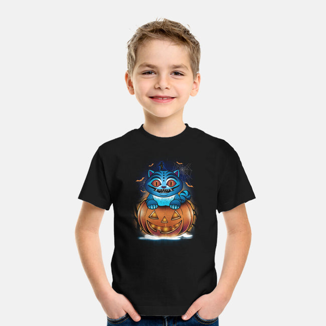Derpy Pumpkin-Youth-Basic-Tee-dandingeroz