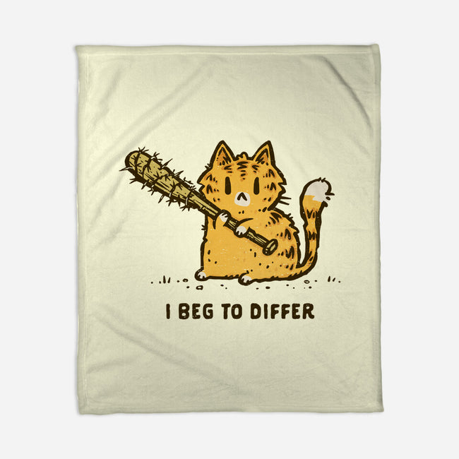 I Beg To Differ-None-Fleece-Blanket-kg07