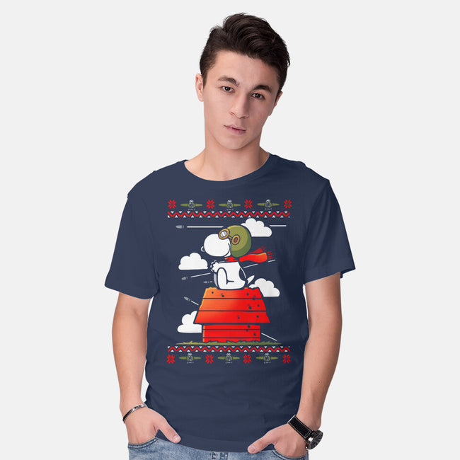 Red Christmas Ugly Sweater-Mens-Basic-Tee-Vallina84