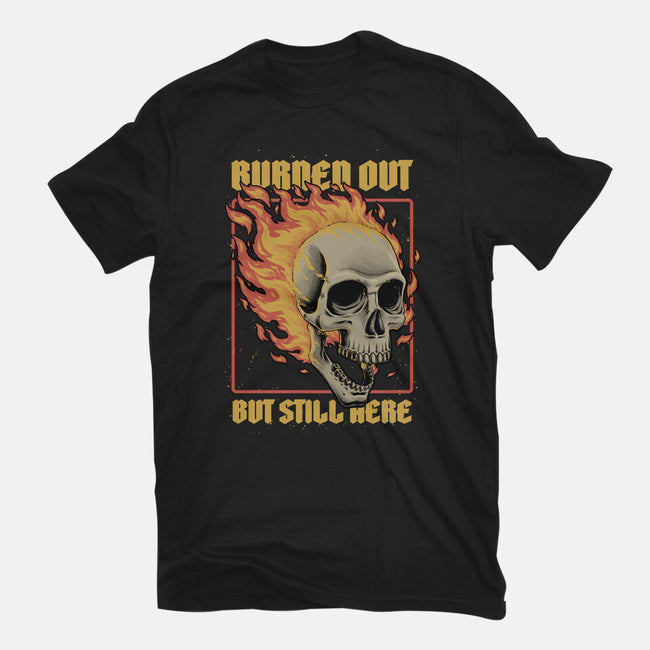 Skull Burned Out-Youth-Basic-Tee-Studio Mootant