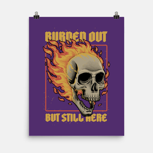 Skull Burned Out-None-Matte-Poster-Studio Mootant