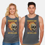 Skull Burned Out-Unisex-Basic-Tank-Studio Mootant