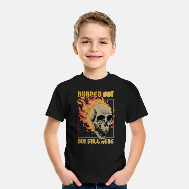 Skull Burned Out-Youth-Basic-Tee-Studio Mootant