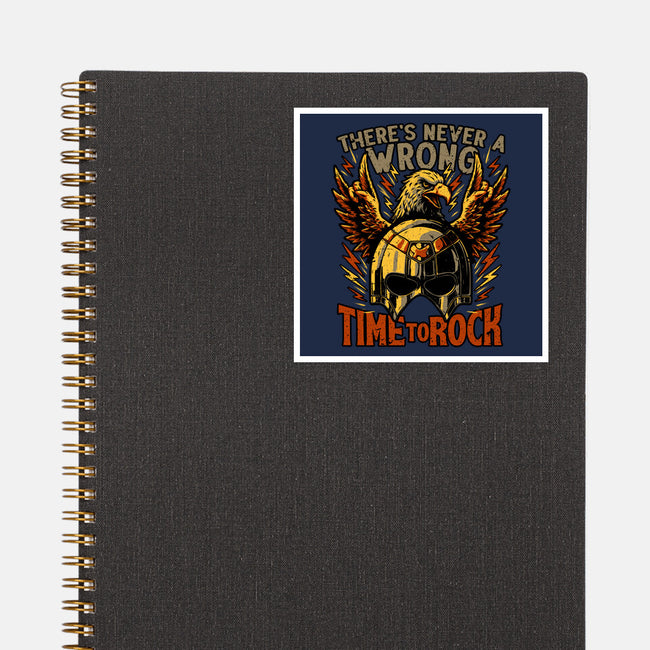 Peace Eagle Hero Rock-None-Glossy-Sticker-Studio Mootant