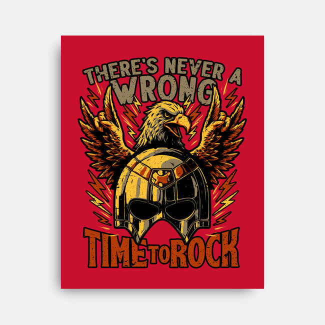 Peace Eagle Hero Rock-None-Stretched-Canvas-Studio Mootant