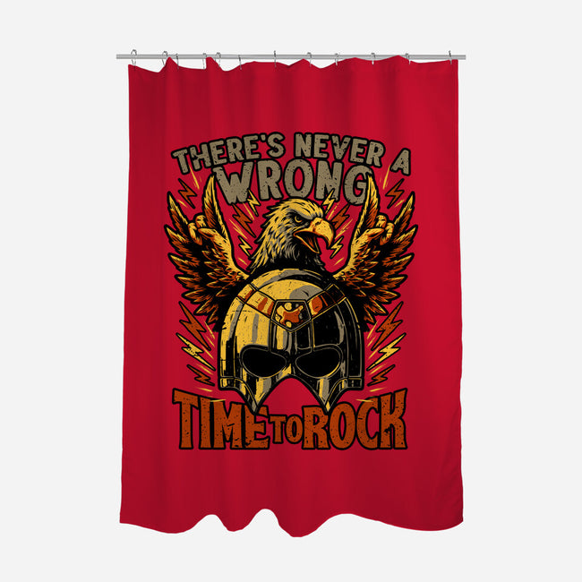 Peace Eagle Hero Rock-None-Polyester-Shower Curtain-Studio Mootant