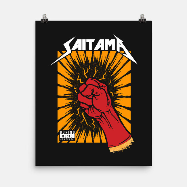 Saitama-None-Matte-Poster-Umberto Vicente