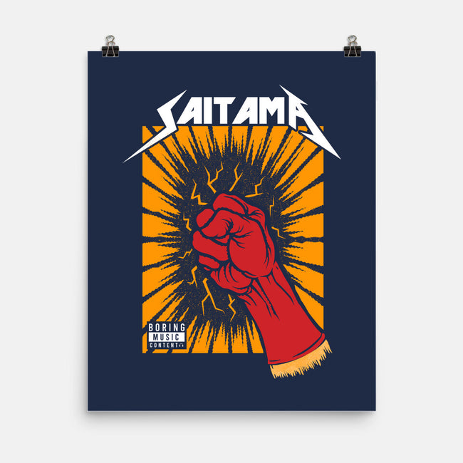 Saitama-None-Matte-Poster-Umberto Vicente