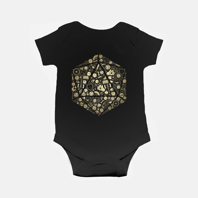 D20 Doodle-Baby-Basic-Onesie-xMorfina