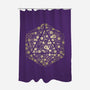 D20 Doodle-None-Polyester-Shower Curtain-xMorfina