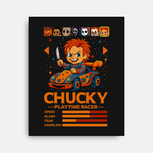 Playtime Racer-None-Stretched-Canvas-JamesQJO