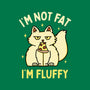 I'm Not Fat I'm Fluffy-None-Stretched-Canvas-brunopires