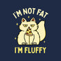 I'm Not Fat I'm Fluffy-None-Fleece-Blanket-brunopires