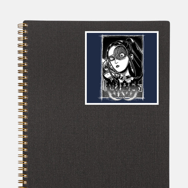 Spiral Mira-None-Glossy-Sticker-Astrobot Invention