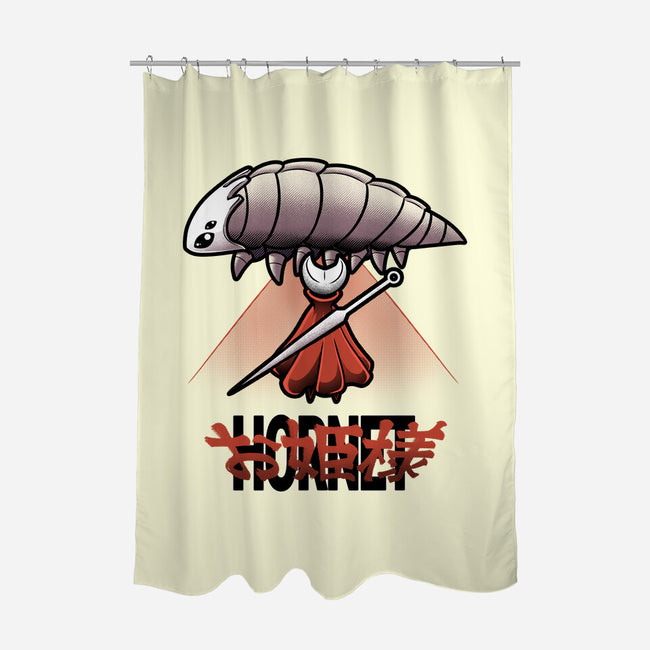 Princess And The Bell Beast-None-Polyester-Shower Curtain-Astrobot Invention