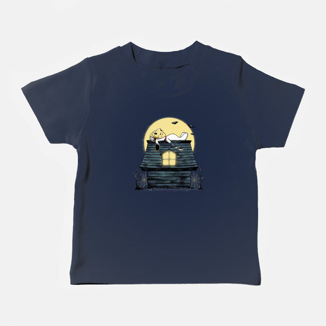 The Haunted Dog House-Baby-Basic-Tee-alfbocreative
