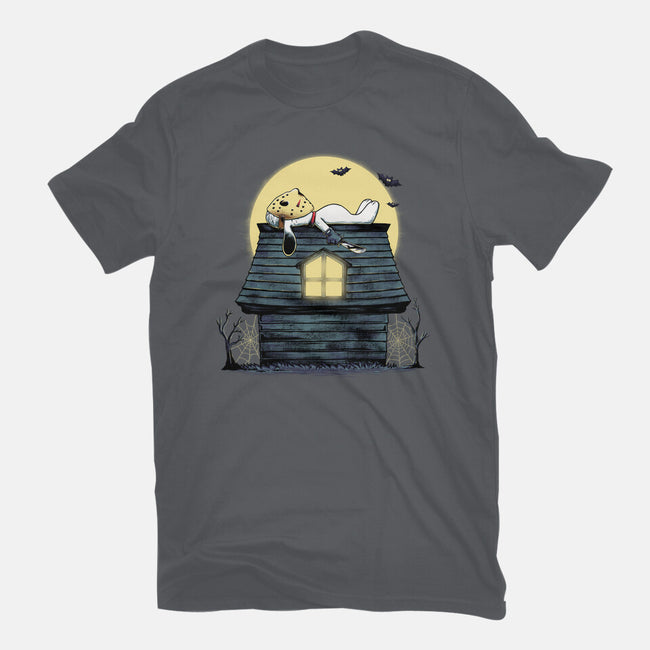 The Haunted Dog House-Womens-Fitted-Tee-alfbocreative