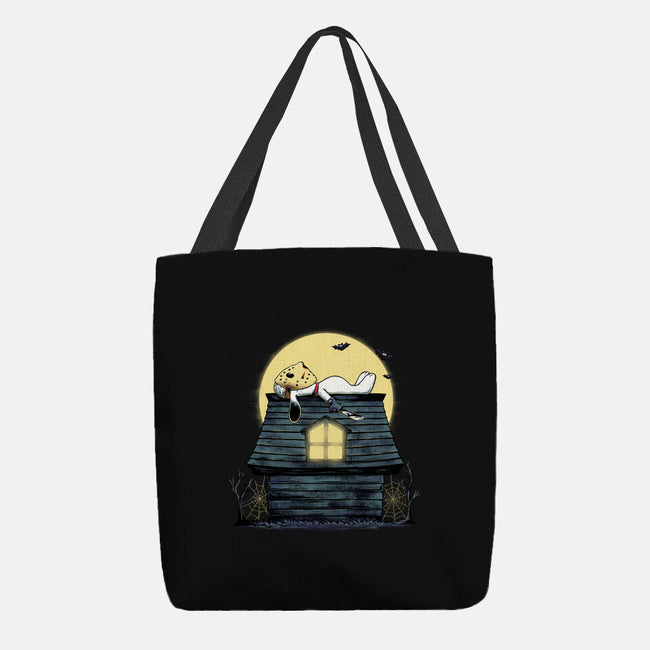The Haunted Dog House-None-Basic Tote-Bag-alfbocreative