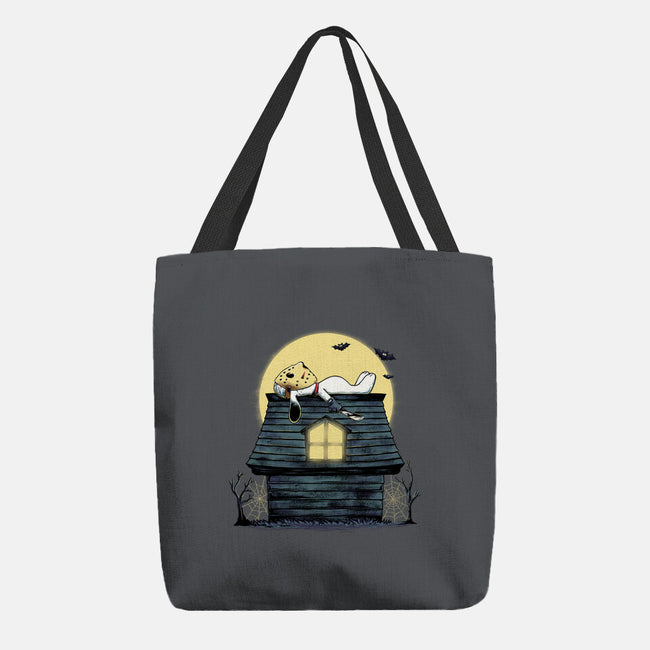 The Haunted Dog House-None-Basic Tote-Bag-alfbocreative