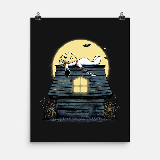 The Haunted Dog House-None-Matte-Poster-alfbocreative